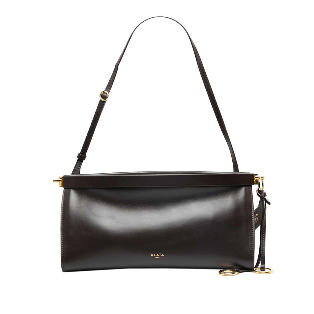 Pre-Loved ALAรA Medium Calfskin Le Click East West Shoulder Bag